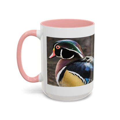 Wood Duck Accent Coffee Mug — Colorful Waterfowl Photo Mug (11/15 oz)