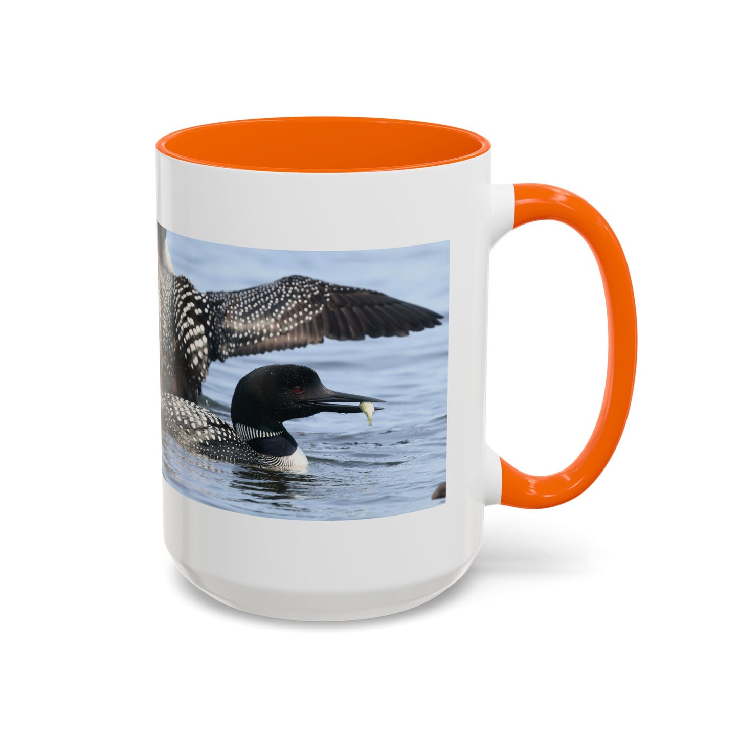 Common Loon Accent Coffee Mug – Wildlife Photography Bird Lover Gift (11/15oz)