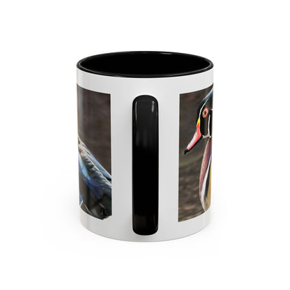 Wood Duck Accent Coffee Mug — Colorful Waterfowl Photo Mug (11/15 oz)