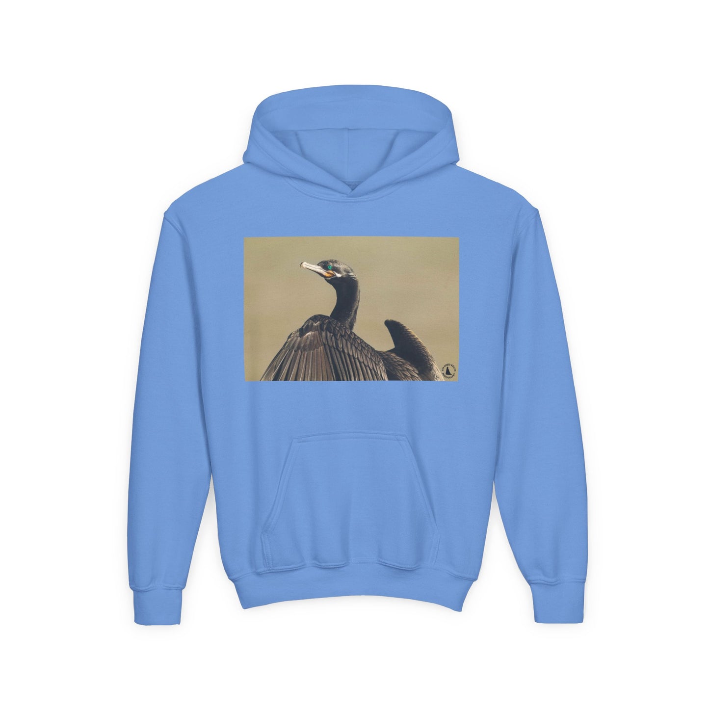 Cormorant Bird Photo Hoodie | Wildlife Photography Kids Sweatshirt