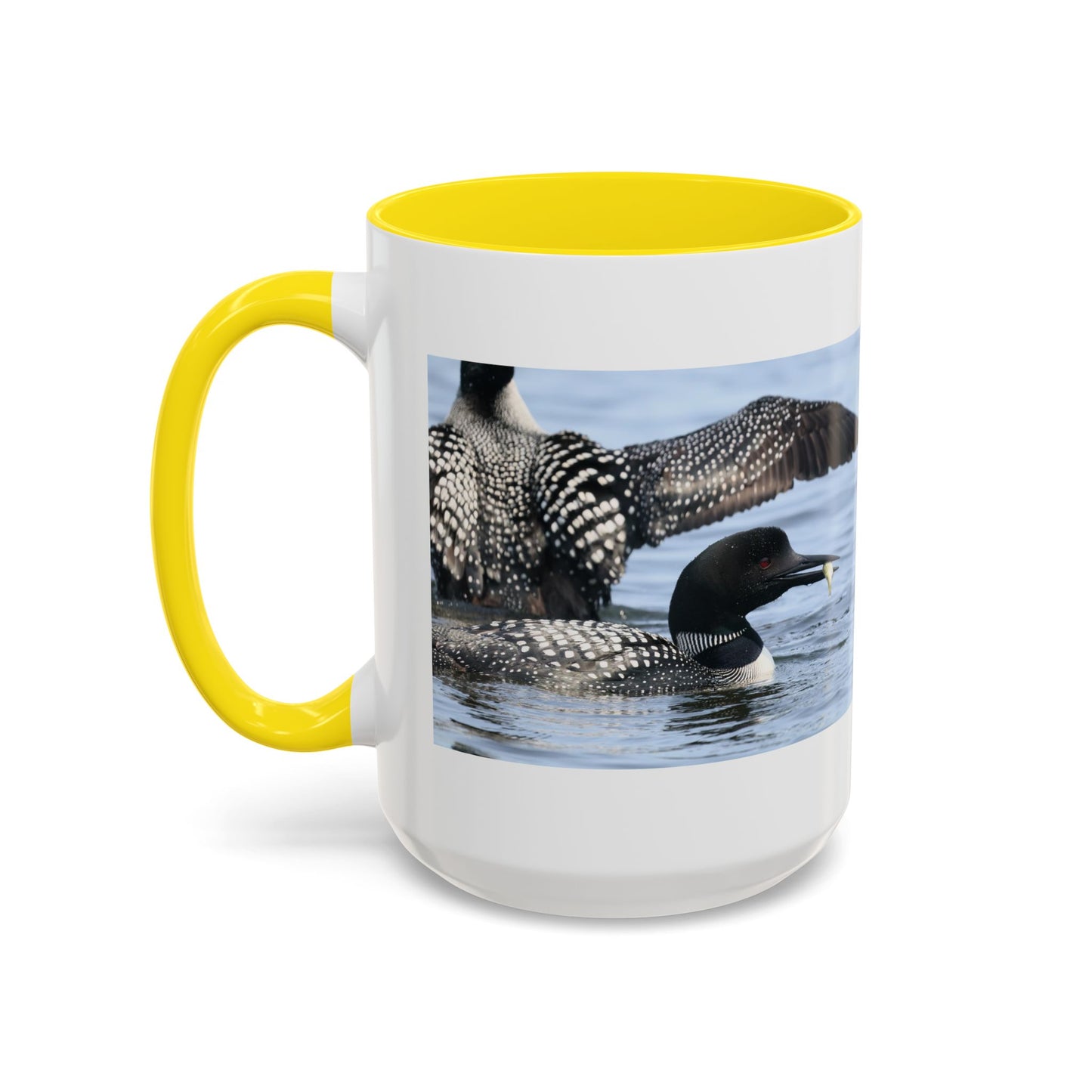 Common Loon Accent Coffee Mug – Wildlife Photography Bird Lover Gift (11/15oz)