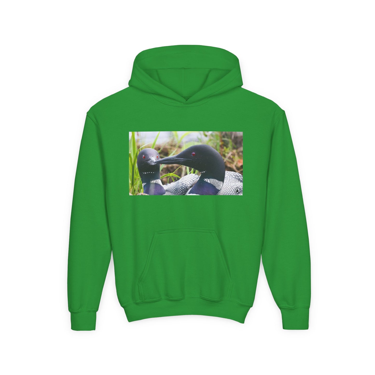 Youth Hoodie — Realistic Waterfowl Duck Photo Print