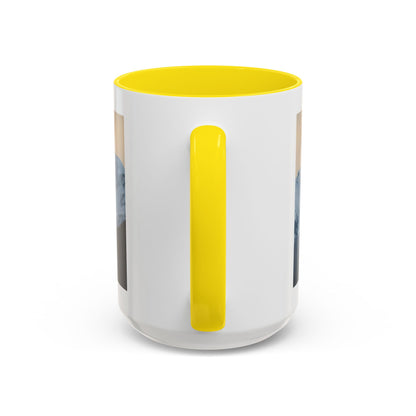 Mountain Sunrise Accent Coffee Mug — Scenic Snow Peak Photo (11/15oz)