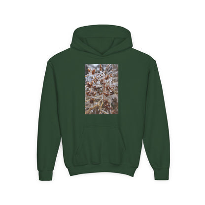 Youth Hoodie — Frosted Winter Berries Photo Print