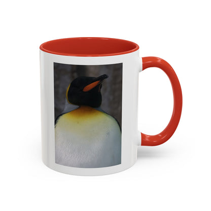 King Penguin Photo Coffee Mug — Cute Wildlife Accent Mug (11/15oz)