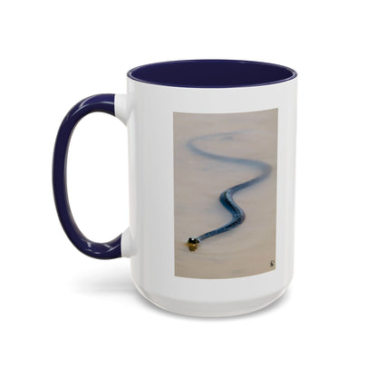 Serpentine Ribbon Snake Coffee Mug — Nature Photography Accent Mug (11/15oz)