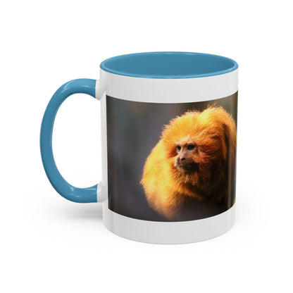 Golden Lion Tamarin Coffee Mug — Cute Exotic Monkey Accent Mug (11/15oz)