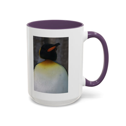 King Penguin Photo Coffee Mug — Cute Wildlife Accent Mug (11/15oz)