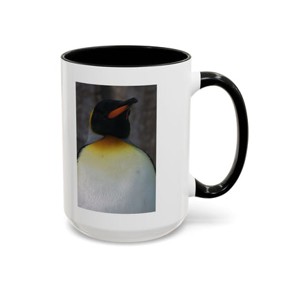 King Penguin Photo Coffee Mug — Cute Wildlife Accent Mug (11/15oz)