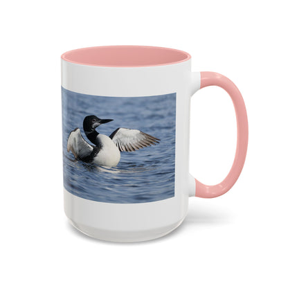 Loon Lake Accent Coffee Mug — Wildlife Photography Bird Mug (11/15oz)