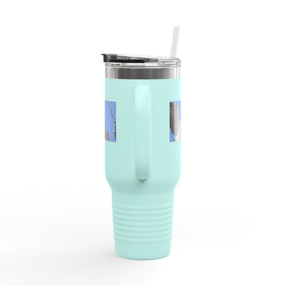 40oz Insulated Travel Mug — Seagull Photo Beach Tumbler