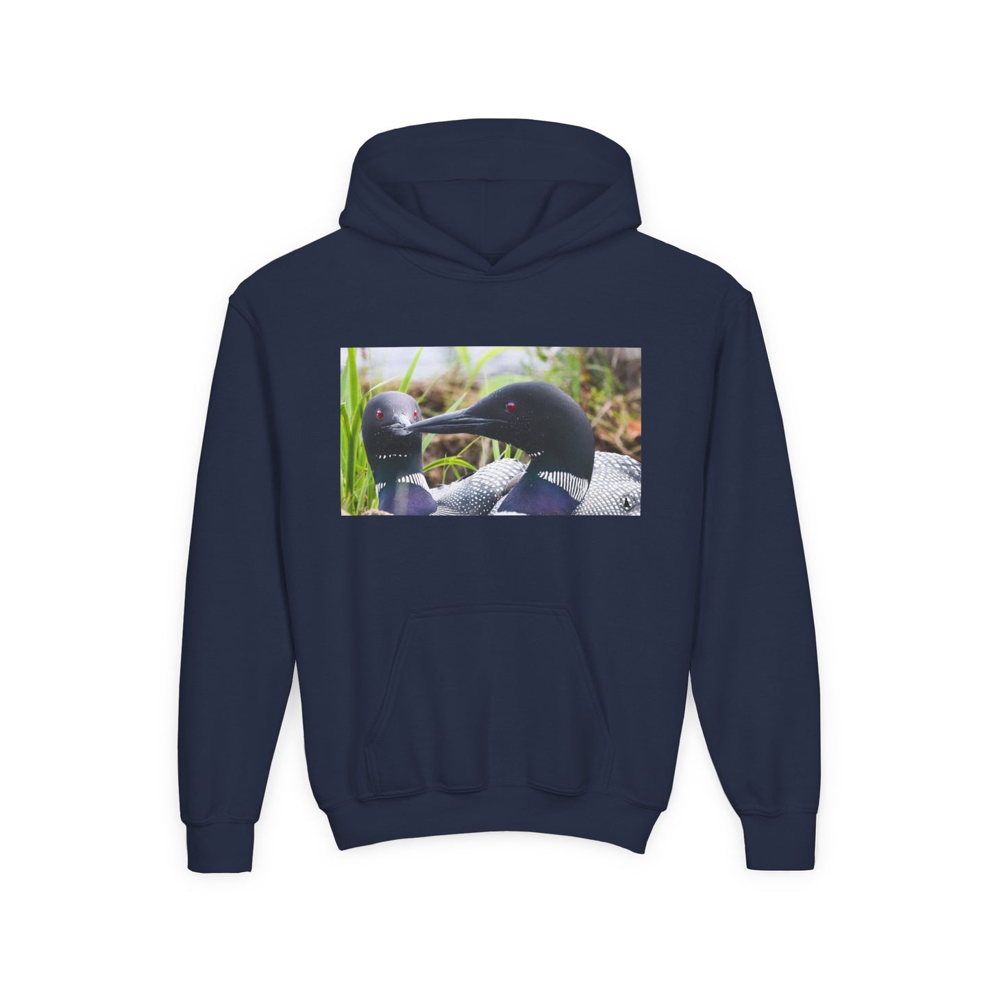 Youth Hoodie — Realistic Waterfowl Duck Photo Print