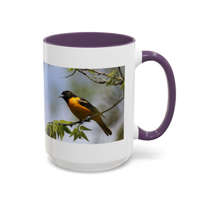 Baltimore Oriole Coffee Mug — Birdwatching Accent Mug (11/15oz)