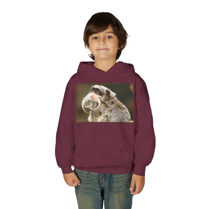 Youth Hoodie with Mustached Tamandua Anteater Photo – Cute Animal Kids Sweatshirt