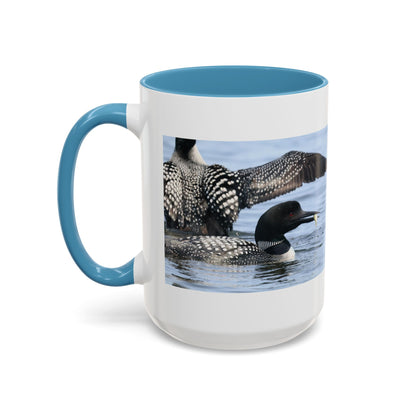 Common Loon Accent Coffee Mug – Wildlife Photography Bird Lover Gift (11/15oz)