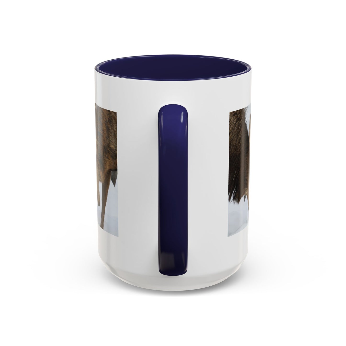 Deer Antler Clash Coffee Mug — Rustic Wildlife Accent Mug (11/15oz)