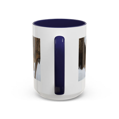 Deer Antler Clash Coffee Mug — Rustic Wildlife Accent Mug (11/15oz)