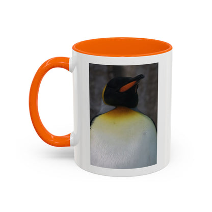 King Penguin Photo Coffee Mug — Cute Wildlife Accent Mug (11/15oz)