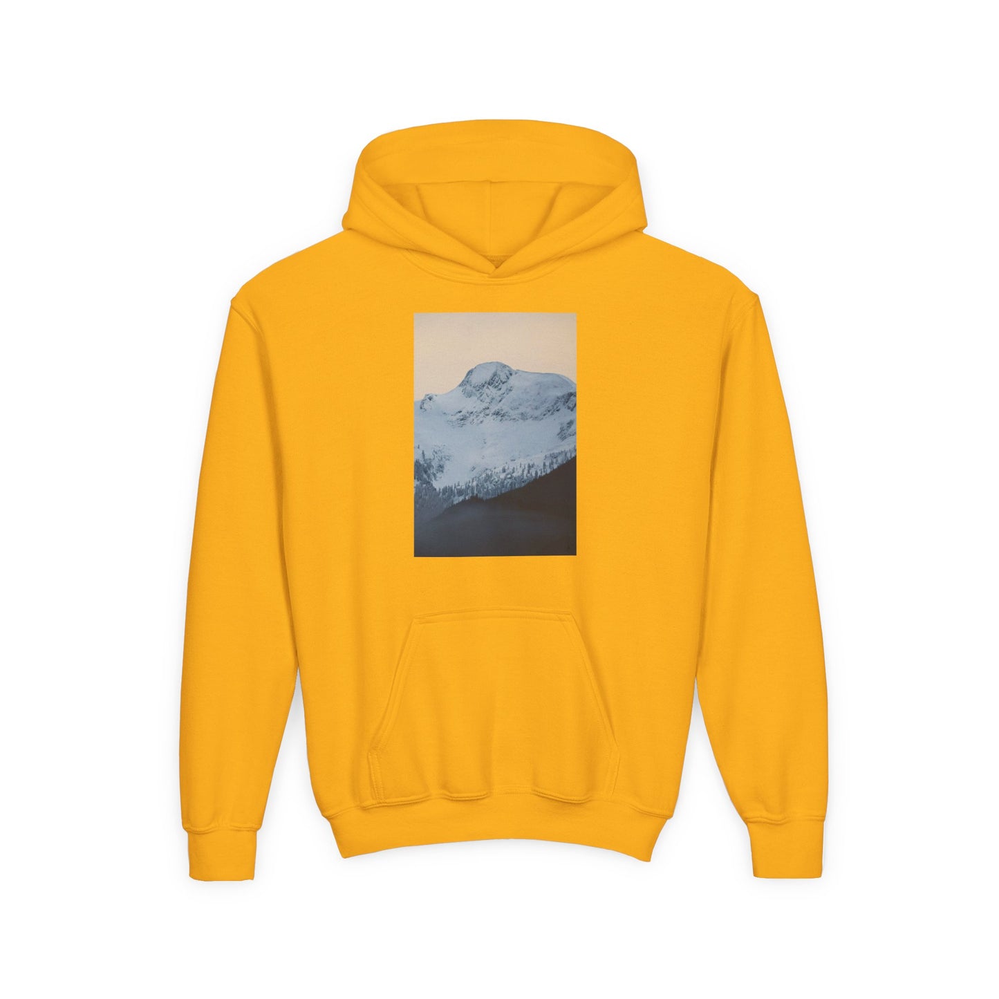 Mountain Mist Youth Hoodie – Snow Peak Graphic Pullover