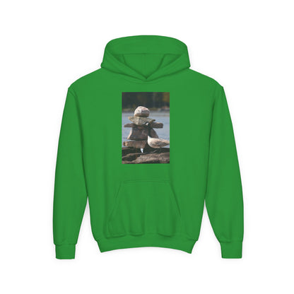 Youth Hoodie with Cute Duck Plush Photo — Kids' Cozy Animal Pullover
