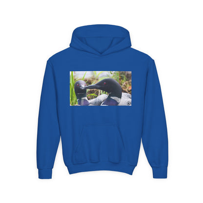 Youth Hoodie — Realistic Waterfowl Duck Photo Print