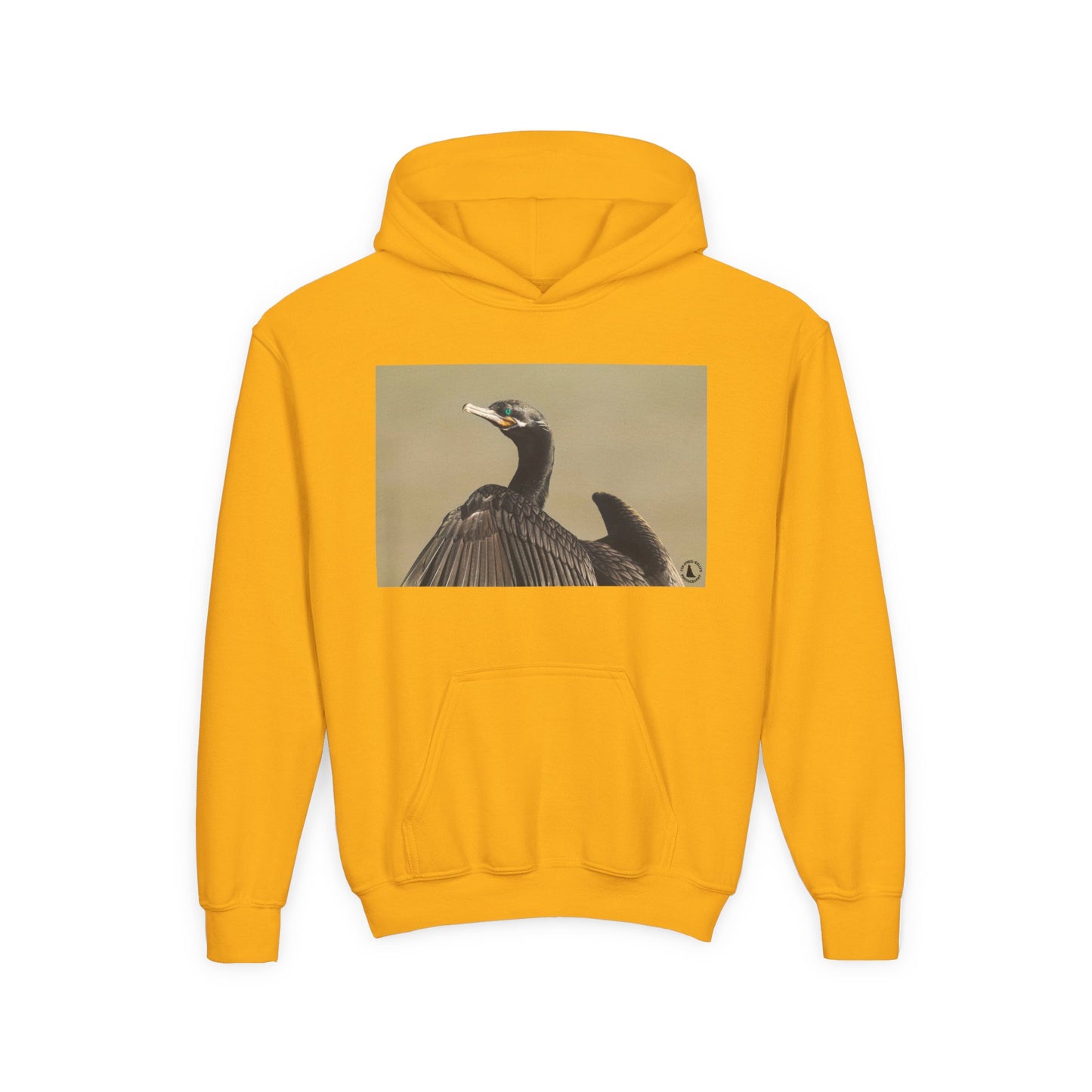 Cormorant Bird Photo Hoodie | Wildlife Photography Kids Sweatshirt