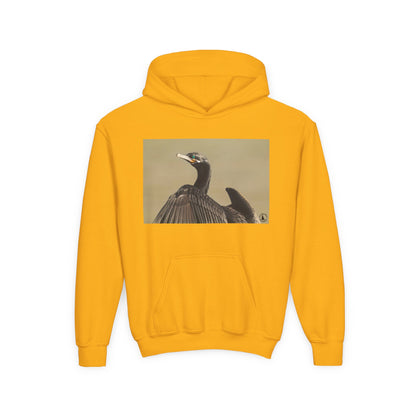 Cormorant Bird Photo Hoodie | Wildlife Photography Kids Sweatshirt