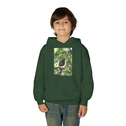 Youth Hoodie — Woodland Sparrow Photo Pullover