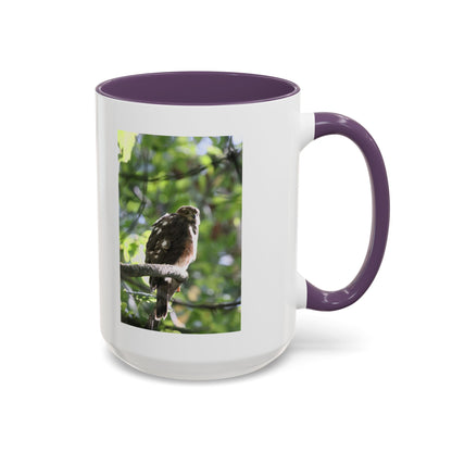 Hawk Perch Accent Coffee Mug (11/15 oz) – Nature Bird Photography