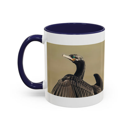 Cormorant Photo Coffee Mug – Birdwatching Nature Gift (11/15oz)