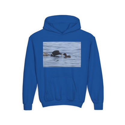Duck Family Photo Hoodie — Youth Wildlife Nature Hoodie