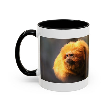 Golden Lion Tamarin Coffee Mug — Cute Exotic Monkey Accent Mug (11/15oz)
