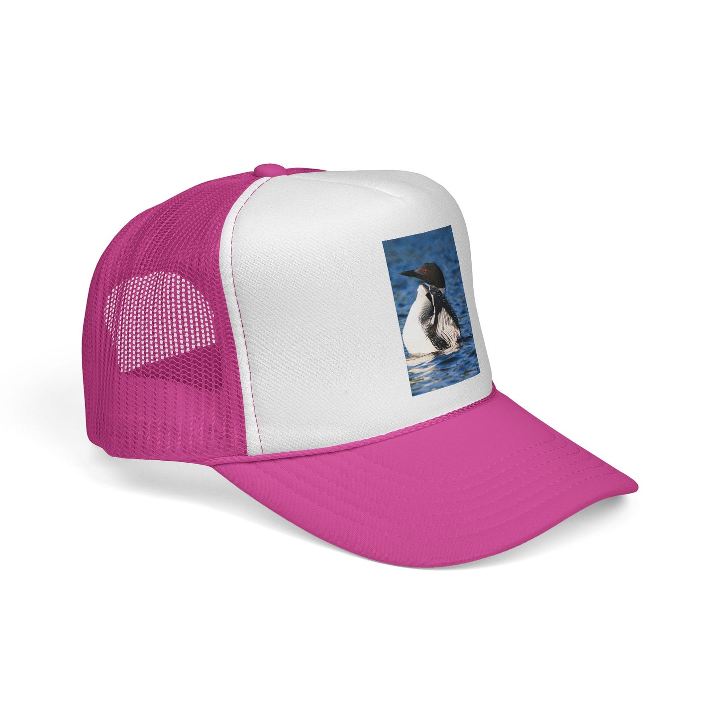 Loon Waterfowl Trucker Cap – Vintage Nature Bird Hat for Birdwatchers