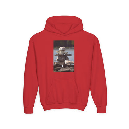 Youth Hoodie with Cute Duck Plush Photo — Kids' Cozy Animal Pullover