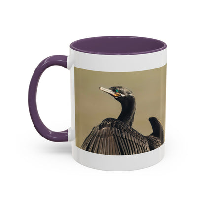 Cormorant Photo Coffee Mug – Birdwatching Nature Gift (11/15oz)