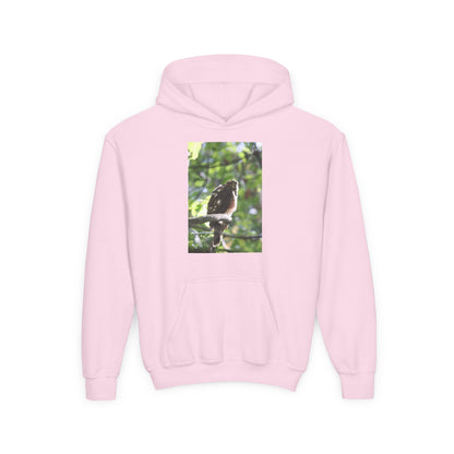 Youth Hoodie — Woodland Sparrow Photo Pullover