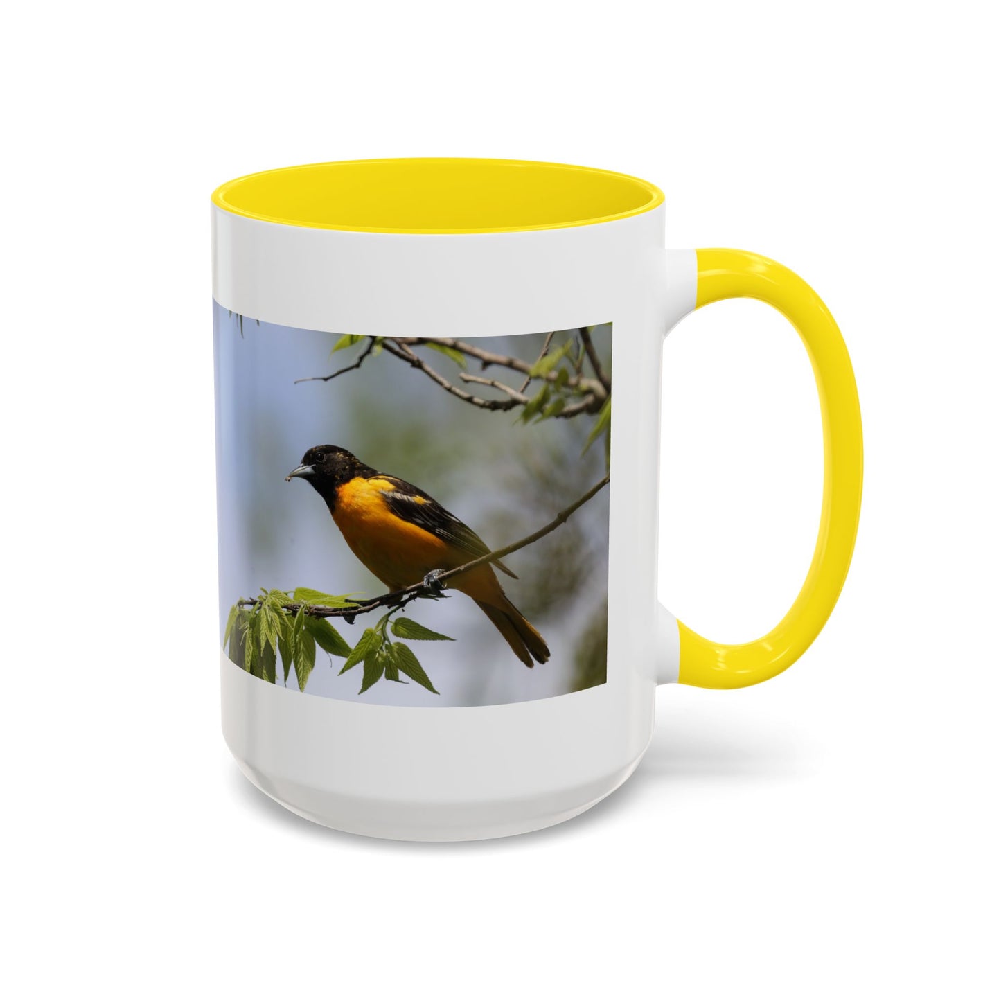 Baltimore Oriole Coffee Mug — Birdwatching Accent Mug (11/15oz)