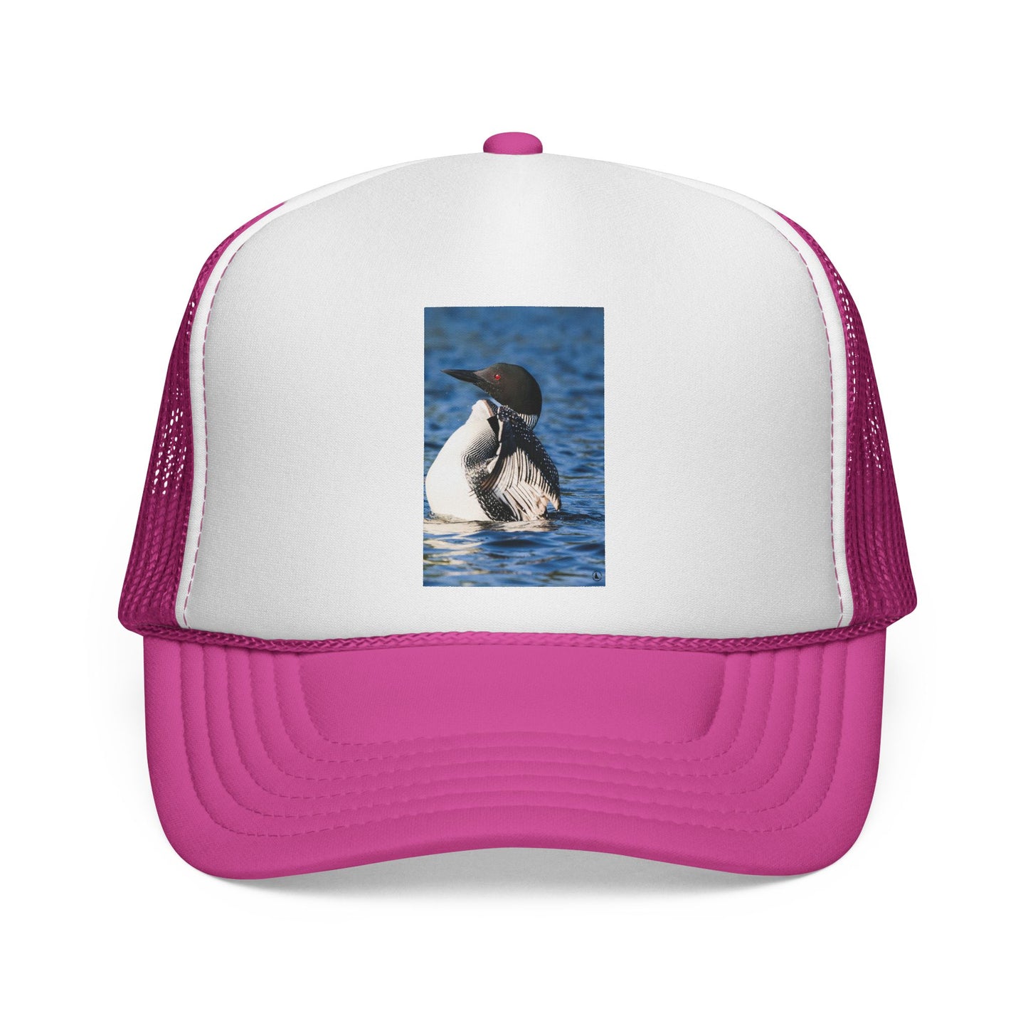 Loon Waterfowl Trucker Cap – Vintage Nature Bird Hat for Birdwatchers