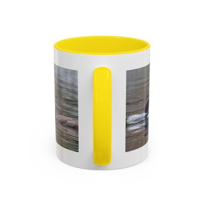 Bufflehead Duck Photo Accent Coffee Mug — Nature Lover Wildlife Gift (11/15oz)