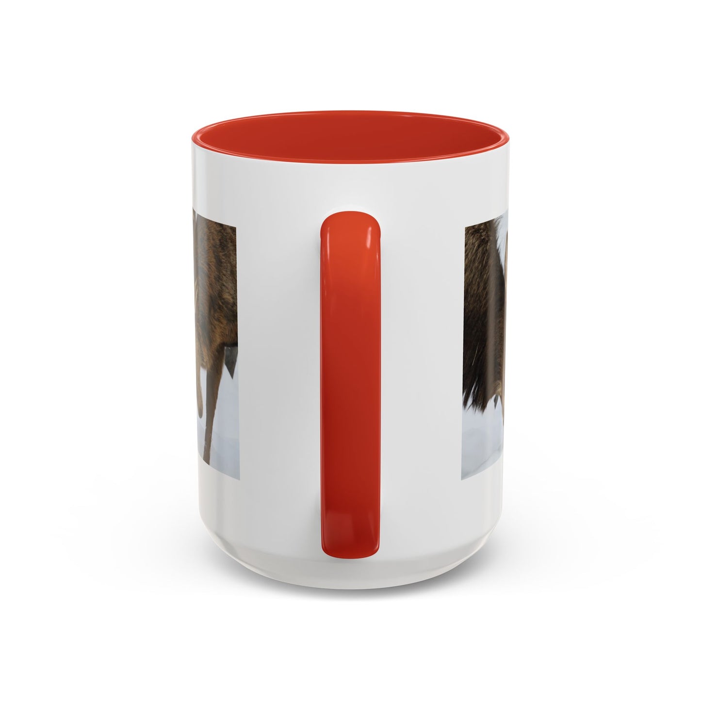 Deer Antler Clash Coffee Mug — Rustic Wildlife Accent Mug (11/15oz)