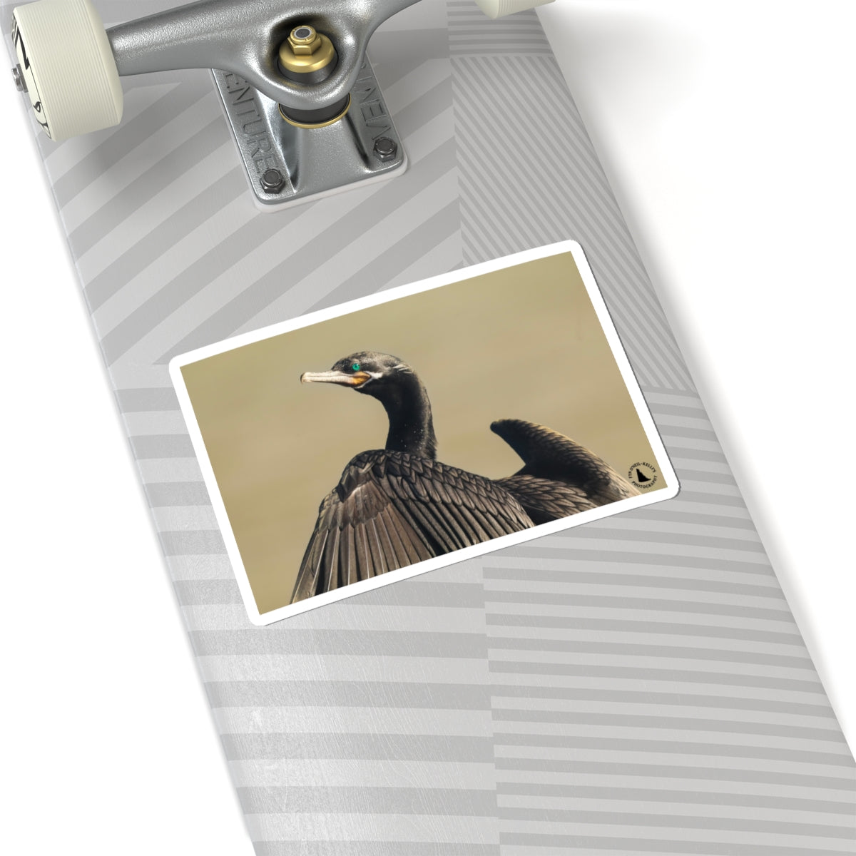 Cormorant Photo Sticker — Wildlife Kiss-Cut Vinyl Sticker