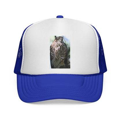 Trucker Hat with Owl Photo — Outdoor Nature Cap for Bird Lovers