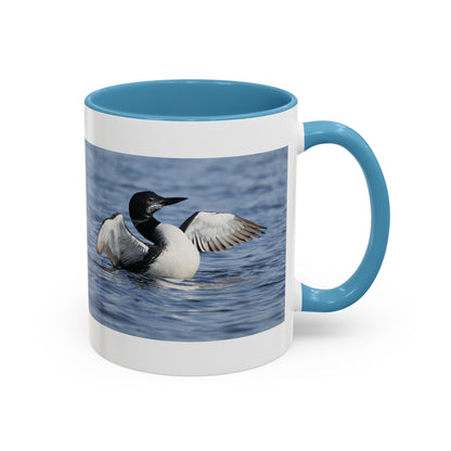 Loon Lake Accent Coffee Mug — Wildlife Photography Bird Mug (11/15oz)