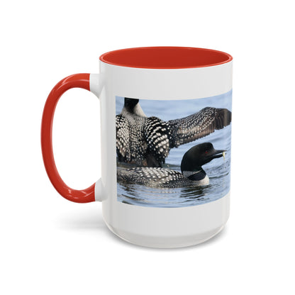 Common Loon Accent Coffee Mug – Wildlife Photography Bird Lover Gift (11/15oz)