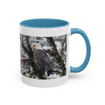 Bald Eagle Winter Photo Coffee Mug — 11/15oz Accent Mug