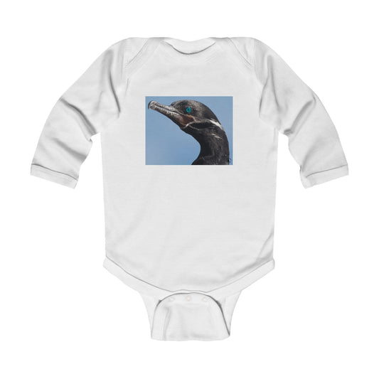 Infant Bodysuit with Cormorant Photo – Cute Baby Animal Onesie