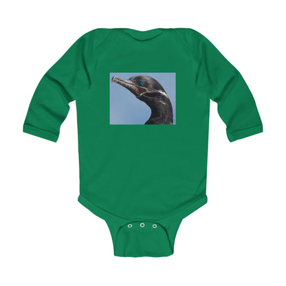 Infant Bodysuit with Cormorant Photo – Cute Baby Animal Onesie