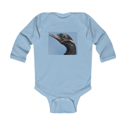 Infant Bodysuit with Cormorant Photo – Cute Baby Animal Onesie