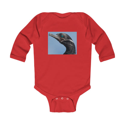 Infant Bodysuit with Cormorant Photo – Cute Baby Animal Onesie