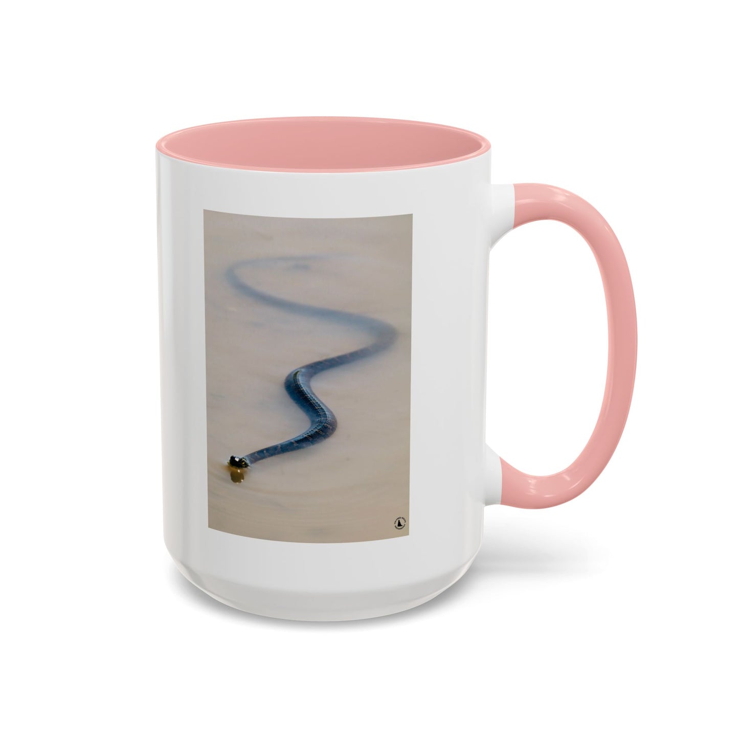 Serpentine Ribbon Snake Coffee Mug — Nature Photography Accent Mug (11/15oz)